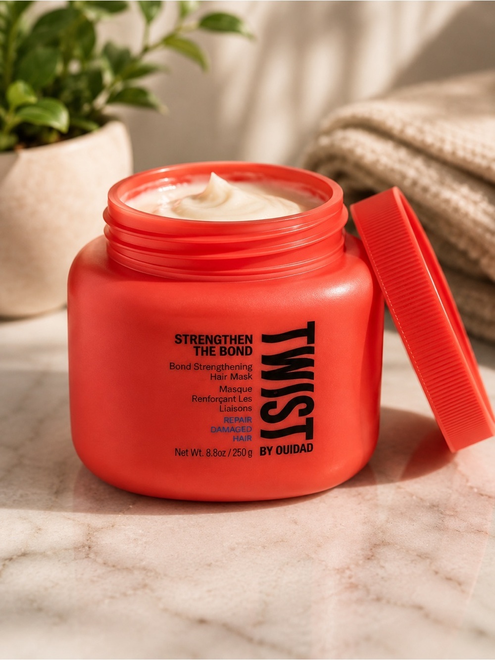 NEW Ouidad Twist Strengthen The Bond Hair Mask 250g | Bond Repair Treatment